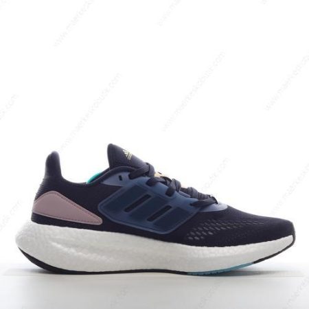 Billige Sko Adidas Pureboost 22 ‘Blå Sort’ HQ1460