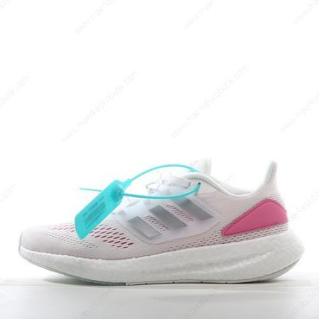 Billige Sko Adidas Pureboost 22 ‘Hvid Pink’ HQ1457