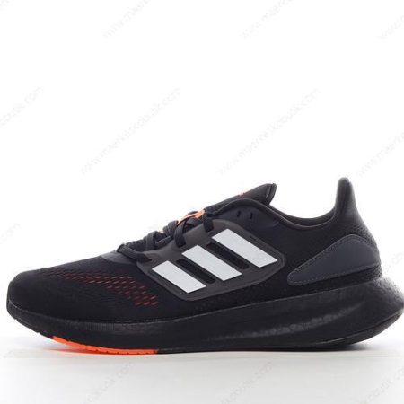 Billige Sko Adidas Pureboost 22 ‘Sort Hvid Orange’