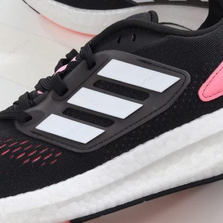 Billige Sko Adidas Pureboost 22 ‘Sort Hvid Pink’ HQ1458