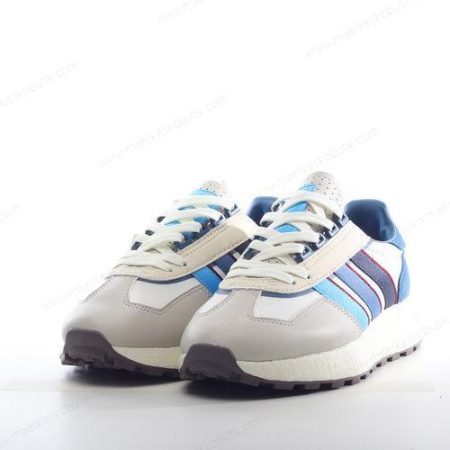 Billige Sko Adidas Retropy E5 ‘Hvid Beige Blå’ IE0498