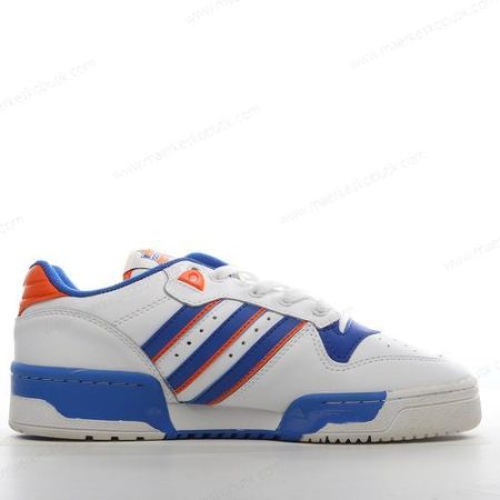 Billige Sko Adidas Rivalry Low OG ‘Blå Hvid Orange’ FU6833