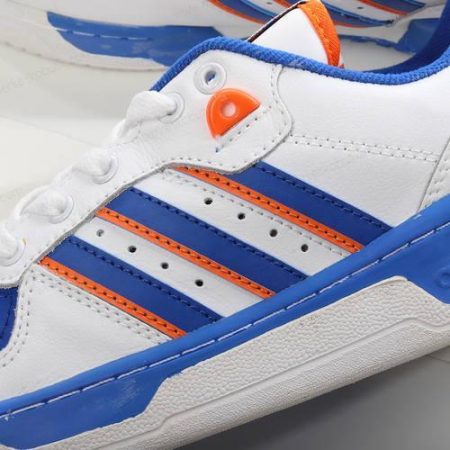 Billige Sko Adidas Rivalry Low OG ‘Blå Hvid Orange’ FU6833