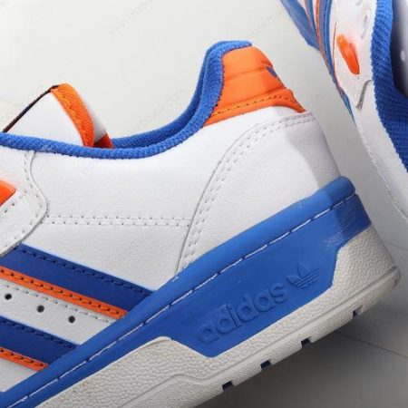 Billige Sko Adidas Rivalry Low OG ‘Blå Hvid Orange’ FU6833