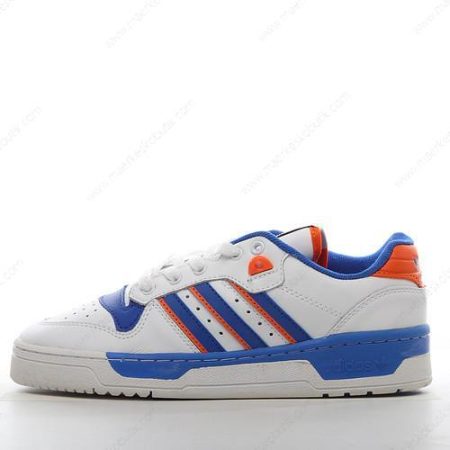 Billige Sko Adidas Rivalry Low OG ‘Blå Hvid Orange’ FU6833