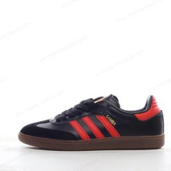 Billige Sko Adidas Samba MANCHESTER UNITED ‘Sort Rød’ HQ7030