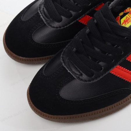 Billige Sko Adidas Samba MANCHESTER UNITED ‘Sort Rød’ HQ7030