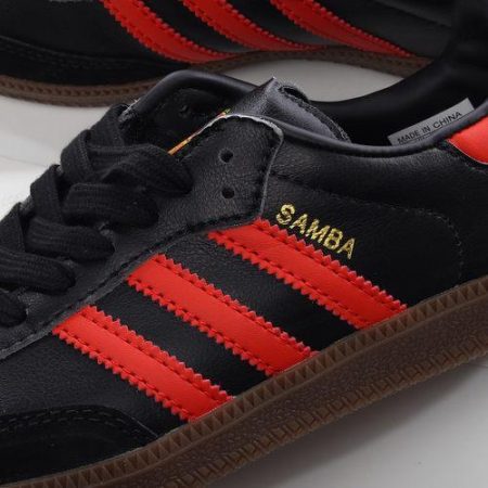 Billige Sko Adidas Samba MANCHESTER UNITED ‘Sort Rød’ HQ7030