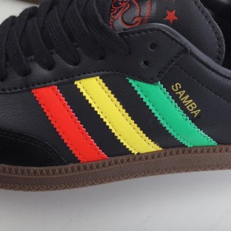 Billige Sko Adidas Samba OG Ajax Bob Marley 3 Little Birds ‘Sort Grøn Gul Rød’ GX2913