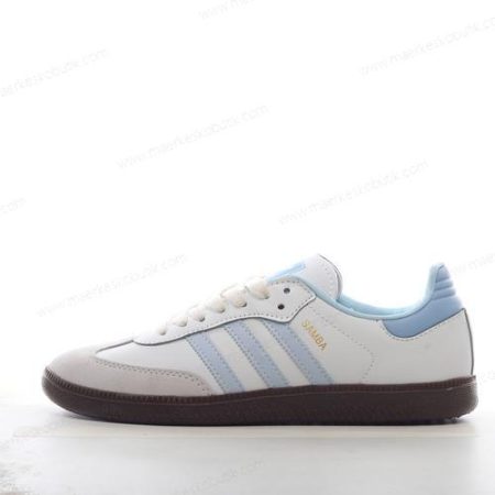 Billige Sko Adidas Samba OG ‘Hvid Blå’ IE7096