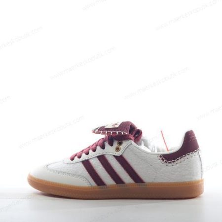 Billige Sko Adidas Samba Pony Tonal Wales Bonner ‘Hvid Brun’ IE0586