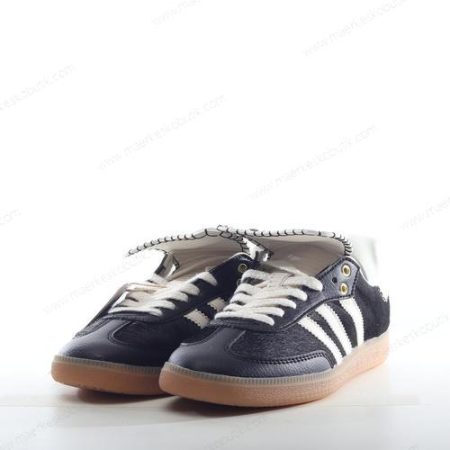 Billige Sko Adidas Samba Pony Tonal Wales Bonner ‘Sort Hvid’ IE0580