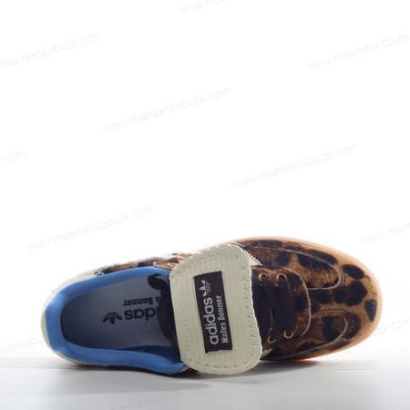 Billige Sko Adidas Samba Pony Wales Bonner Leopard ‘Mørkebrun Hvid’ IE0578