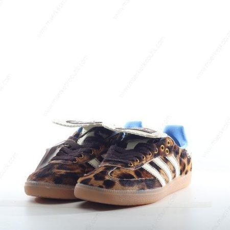 Billige Sko Adidas Samba Pony Wales Bonner Leopard ‘Mørkebrun Hvid’ IE0578