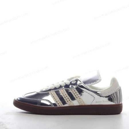 Billige Sko Adidas Samba Wales Bonner ‘Sølv Hvid Grå’ IG8181