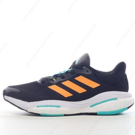 Billige Sko Adidas Solarglide 5 ‘Sort Gul Hvid’ GX5469