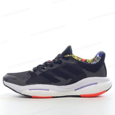 Billige Sko Adidas Solarglide 5 ‘Sort Rød’ GX5512