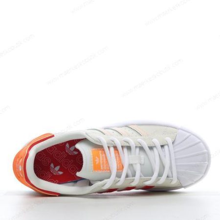 Billige Sko Adidas Superstar AYOON ‘Hvid Orange’