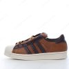 Billige Sko Adidas Superstar ‘Brun Sort Hvid’