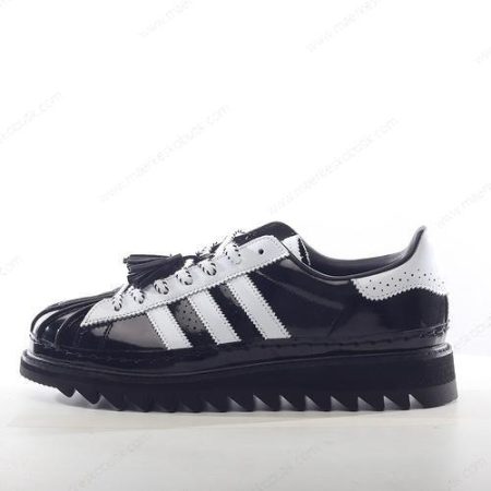 Billige Sko Adidas Superstar CLOT By Edison Chen ‘Sort Hvid’ IH3132