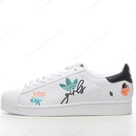 Billige Sko Adidas Superstar ‘Hvid’ H03995