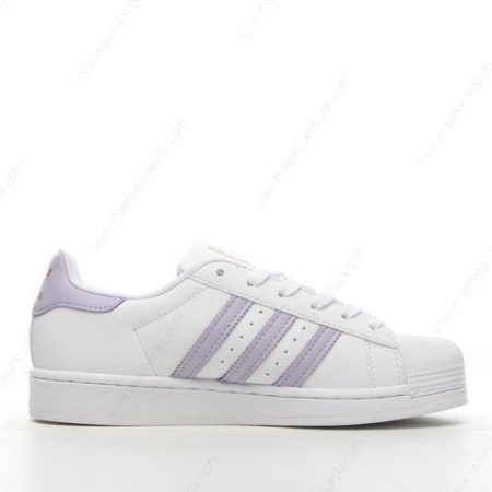 Billige Sko Adidas Superstar ‘Hvid Lilla’ GZ8143