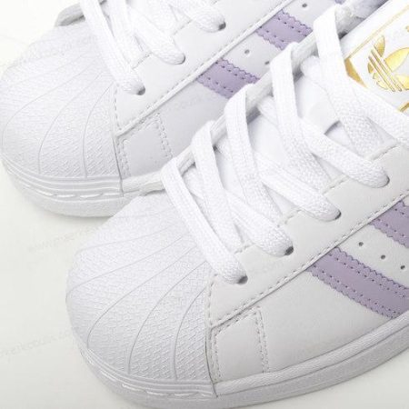 Billige Sko Adidas Superstar ‘Hvid Lilla’ GZ8143