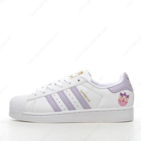 Billige Sko Adidas Superstar ‘Hvid Lilla’ GZ8143