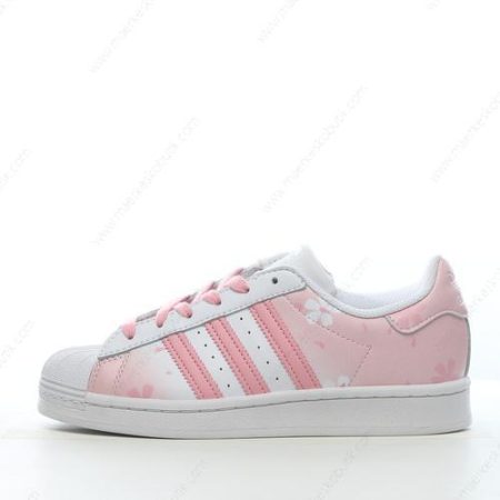 Billige Sko Adidas Superstar ‘Hvid Lys Pink’