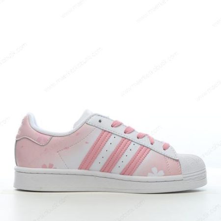 Billige Sko Adidas Superstar ‘Hvid Lys Pink’