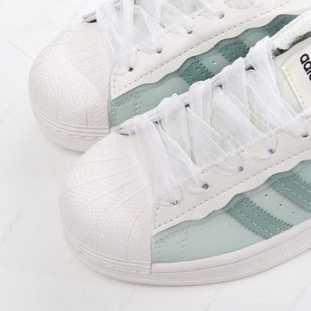 Billige Sko Adidas Superstar ‘Hvid Lysegrøn’ GX2974