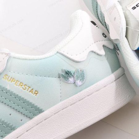 Billige Sko Adidas Superstar ‘Hvid Lysegrøn’ GX2974