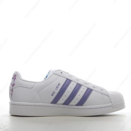 Billige Sko Adidas Superstar ‘Hvid Lyslilla’ GX2537