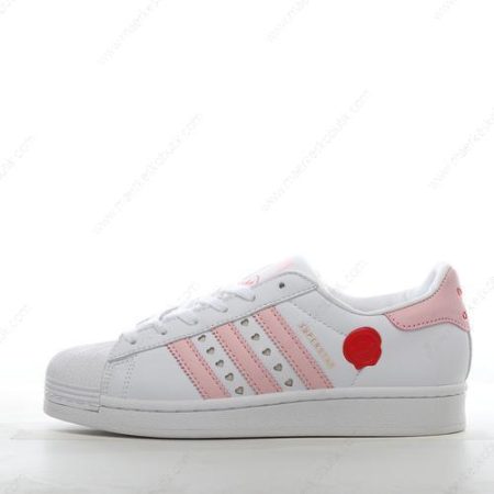 Billige Sko Adidas Superstar ‘Hvid Pink’ IE6976