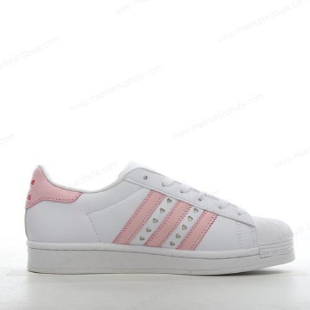 Billige Sko Adidas Superstar ‘Hvid Pink’ IE6976