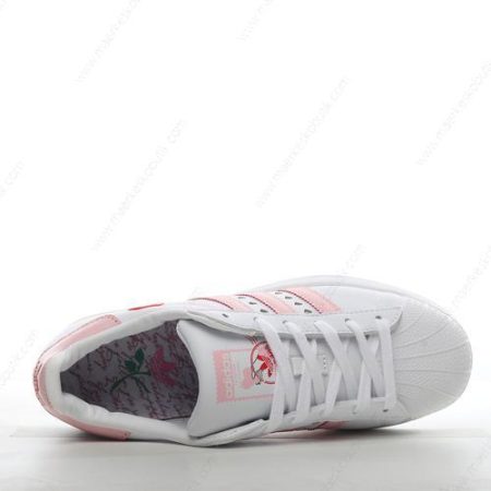 Billige Sko Adidas Superstar ‘Hvid Pink’ IE6976