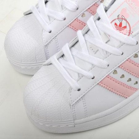 Billige Sko Adidas Superstar ‘Hvid Pink’ IE6976