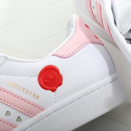 Billige Sko Adidas Superstar ‘Hvid Pink’ IE6976