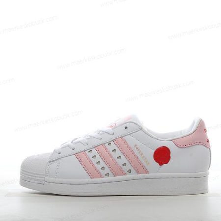 Billige Sko Adidas Superstar ‘Hvid Pink’ IE6976