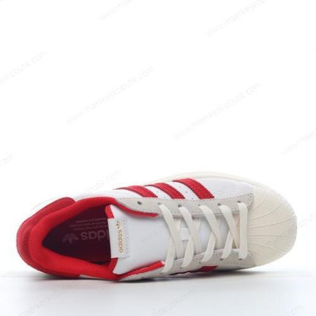 Billige Sko Adidas Superstar ‘Hvid Rød’ GY8457