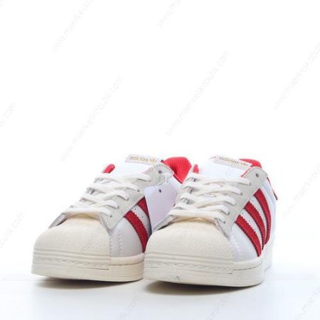 Billige Sko Adidas Superstar ‘Hvid Rød’ GY8457