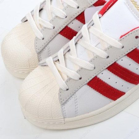 Billige Sko Adidas Superstar ‘Hvid Rød’ GY8457