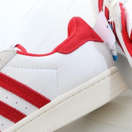 Billige Sko Adidas Superstar ‘Hvid Rød’ GY8457