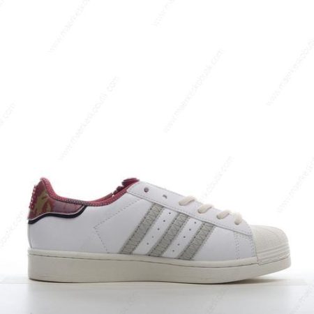 Billige Sko Adidas Superstar ‘Hvid Rød’ IF2577