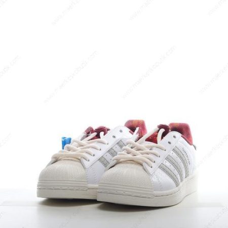 Billige Sko Adidas Superstar ‘Hvid Rød’ IF2577