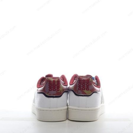 Billige Sko Adidas Superstar ‘Hvid Rød’ IF2577