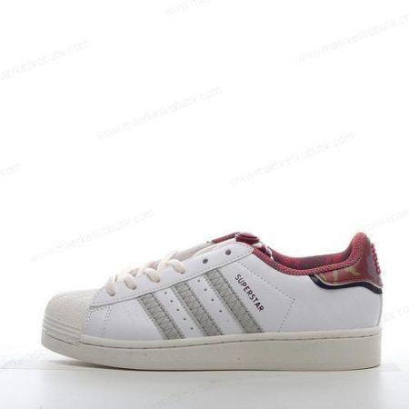 Billige Sko Adidas Superstar ‘Hvid Rød’ IF2577