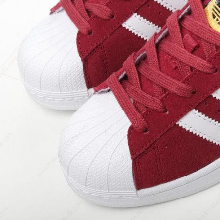 Billige Sko Adidas Superstar ‘Rød Hvidguld’ IE9872