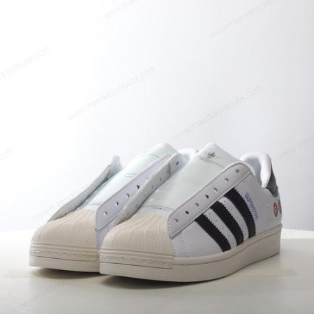 Billige Sko Adidas Superstar x Monkey Kingdom ‘Hvid Sort’ IG3500