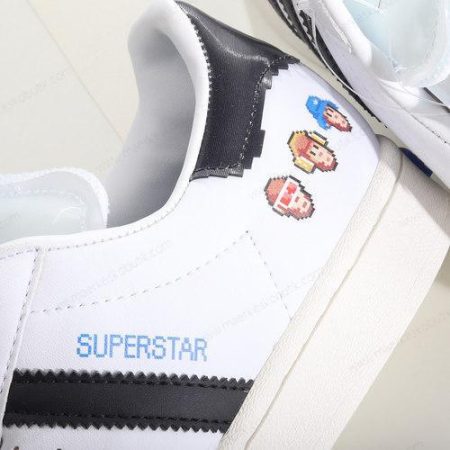 Billige Sko Adidas Superstar x Monkey Kingdom ‘Hvid Sort’ IG3500